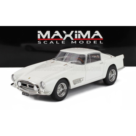 MAXIMA FERRARI FERRARI 250 EUROPA GT BERLINETTA S2 TDF SPECIALE sn0393GT 1955 - WHITE 1/18