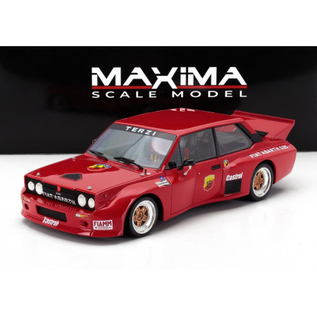 MAXIMA ABARTH FIAT 131 ABARTH SE035 TURBO VOLUMETRICO COMPETIZIONE N 15 RACING 1979 - RED 1/18