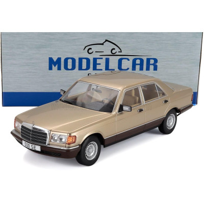 MCG MERCEDES BENZ S-CLASS (W126) 1979 - BEIGE MET 1/18