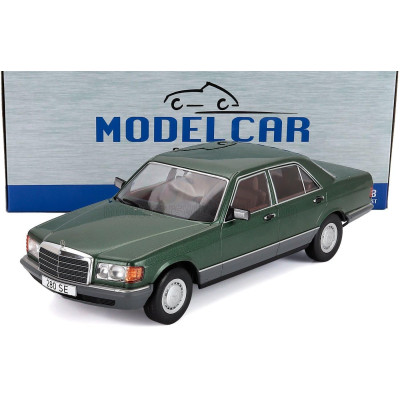 MCG MERCEDES BENZ S-CLASS (W126) 1979 - DARK GREEN MET 1/18