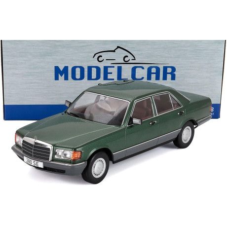 MCG MERCEDES BENZ S-CLASS (W126) 1979 - DARK GREEN MET 1/18