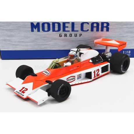MCG McLAREN F1  M23 FORD COSWORTH TEAM MARLBORO McLAREN N 12 3rd NURBURGRING GP 1976 JOCHEN MASS - RED WHITE 1/18
