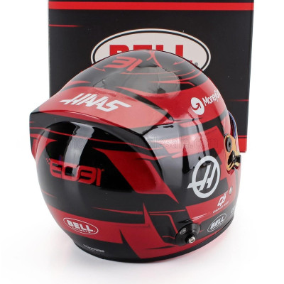 MINI HELMET BELL HELMET CASCO HELMET F1 ESTEBAN OCON TEAM MONEYGRAM HAAS N 31 SEASON 2025 - RED BLACK 1/2