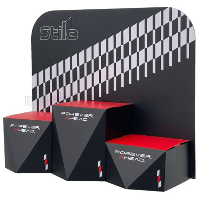 MINI HELMET STILO PODIO F1 CASCO HELMET PER VINCITORI A 3 GRADINI - 3-STEP PODIUM - FIRST - SECOND - THIRD - Lungh.LENGHT cm 60.