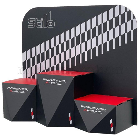 MINI HELMET STILO PODIO F1 CASCO HELMET PER VINCITORI A 3 GRADINI - 3-STEP PODIUM - FIRST - SECOND - THIRD - Lungh.LENGHT cm 60.