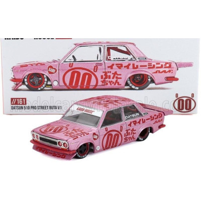 MINI GT DATSUN 510 N 00 PRO STREET BUTA V1 1969 - PINK MET 1/64