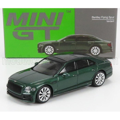 MINI GT BENTLEY FLYING SPUR LHD 2021 - GREEN MET 1/64