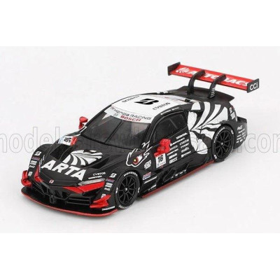 MINI GT HONDA NSX-GT TEAM ARTA MUGEN N 16 GT500 CLASS SUPER GT 2023 NIREI FUKUZUMI - HIROKI OTSU - BLACK WHITE RED 1/64