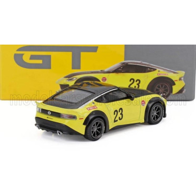 MINI GT NISSAN Z LB NATION WORKS N 23 COUPE 2024 - YELLOW BLACK 1/64