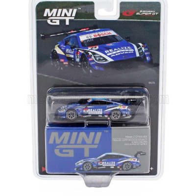 MINI GT NISSAN TYPE Z TEAM REALIZE ADVAN KONDO RACING N 24 GT500 CLASS SUPER GT 2023 DAIKI SASAKI - KOHEI HIRATE - BLUE 1/64