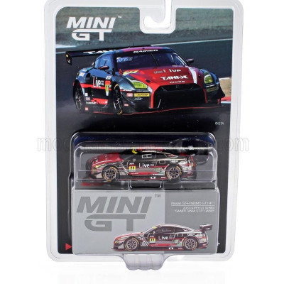 MINI GT NISSAN GT-R NISMO TEAM GAINER TANAX N 11 GT300 CLASS SUPER GT 2023 RYUICHIRO TOMITA - KEISHI ISHIKAWA - YUSUKE SHIOTSU -