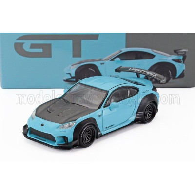 MINI GT TOYOTA GR86 LB WORKS LHD 2024 - LIGHT BLU BLACK 1/64