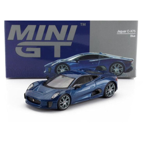 MINI GT JAGUAR C-X75 2015 - BLUE 1/64