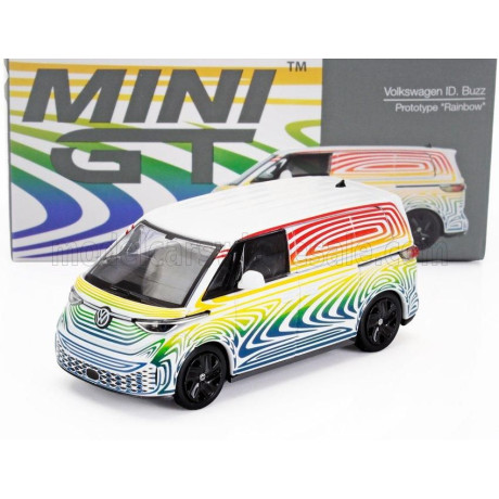 MINI GT VOLKSWAGEN ID.BUZZ VAN PROTOTYPE RAINBOW 2023 - VARIOUS 1/64