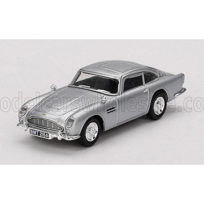 MINI GT ASTON MARTIN DB5 1964 - 007 JAMES BOND - THUNDERBALL - OPERAZIONE TUONO - INCLUDED POSTER 007 FRENCH LANGUAGE - SILVER 1