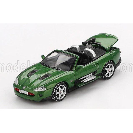 MINI GT JAGUAR XKR SPIDER OPEN 2002 - JAMES BOND 007 - DIE ANOTHER DAY - LA MORTE PUO' ATTENDERE - CHINESE BLISTER PACKAGING - G