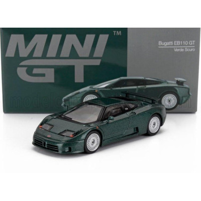MINI GT BUGATTI EB110 GT LHD 1995 - GREEN 1/64