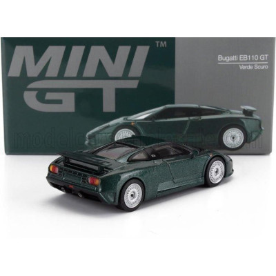 MINI GT BUGATTI EB110 GT LHD 1995 - GREEN 1/64