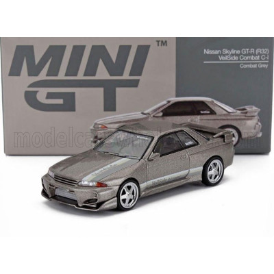 MINI GT NISSAN GT-R (R32) VEILSAID RHD 2011 - GREY 1/64