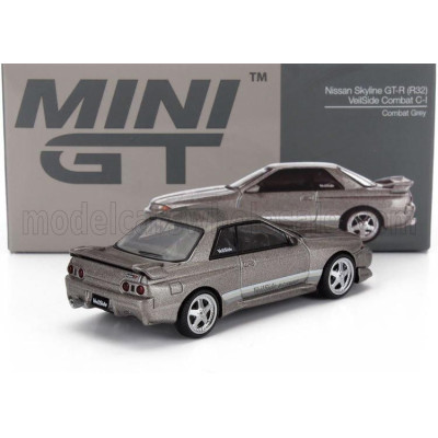 MINI GT NISSAN GT-R (R32) VEILSAID RHD 2011 - GREY 1/64