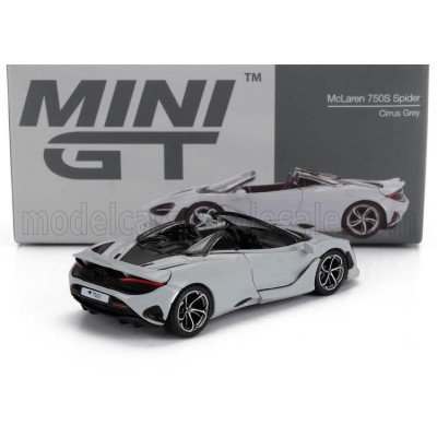 MINI GT McLAREN 750S SPIDER 2024 - CIRRUS GREY 1/64