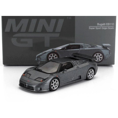 MINI GT BUGATTI EB110 SUPER SPORTS LHD 1995 - GREY 1/64