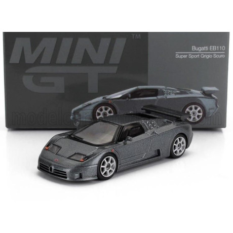 MINI GT BUGATTI EB110 SUPER SPORTS LHD 1995 - GREY 1/64