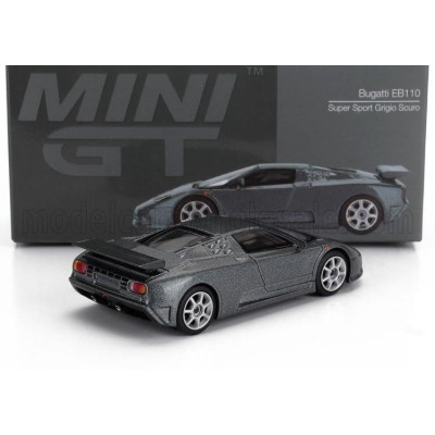 MINI GT BUGATTI EB110 SUPER SPORTS LHD 1995 - GREY 1/64