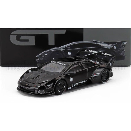 MINI GT LAMBORGHINI MURCIELAGO GT EVO LIBERTY WALK 2024 - BLACK 1/64