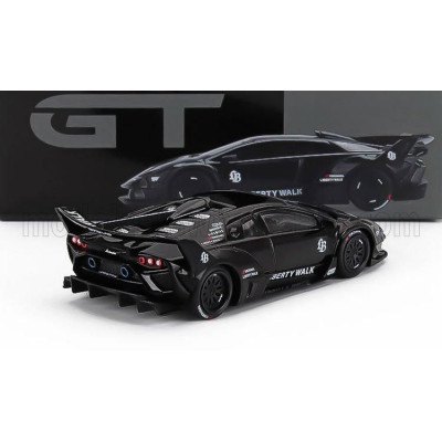 MINI GT LAMBORGHINI MURCIELAGO GT EVO LIBERTY WALK 2024 - BLACK 1/64