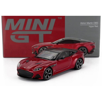MINI GT ASTON MARTIN DBS LHD 2023 - HYPER RED 1/64