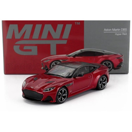 MINI GT ASTON MARTIN DBS LHD 2023 - HYPER RED 1/64
