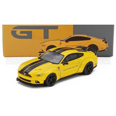 MINI GT FORD USA MUSTANG LB-WORKS COUPE 2015 - YELLOW 1/64