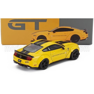 MINI GT FORD USA MUSTANG LB-WORKS COUPE 2015 - YELLOW 1/64