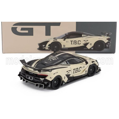 MINI GT McLAREN 720S LB-WORKS THE BORING CONCEPT - LIBERTY WALK - 2024 - BLACK WHITE 1/64