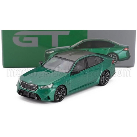 MINI GT BMW 5-SERIES M5 (G90) ISLE OF MAN 2024 - GREEN MET 1/64