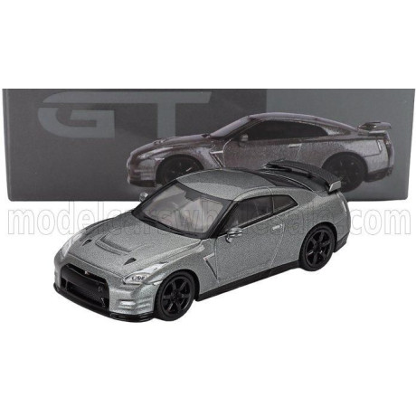 MINI GT NISSAN GTR R-35 CRS VERSION 2013 - DARK GREY MET 1/64