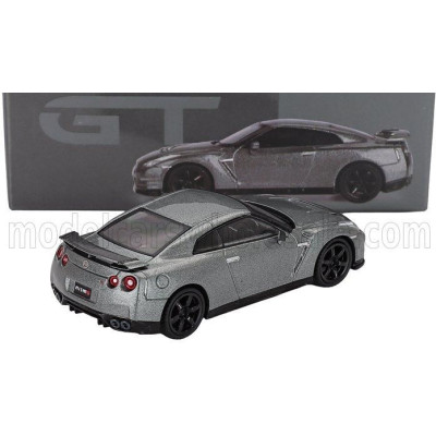 MINI GT NISSAN GTR R-35 CRS VERSION 2013 - DARK GREY MET 1/64
