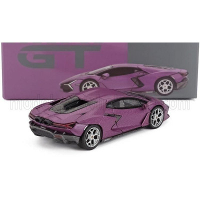 MINI GT LAMBORGHINI REVUELTO HYBRID 2024 - MATT PURPLE 1/64