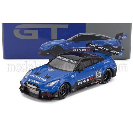 MINI GT NISSAN GT-RR (R35) N 5 LBWK LIBERTY WALK 2025 - RED BLACK 1/64
