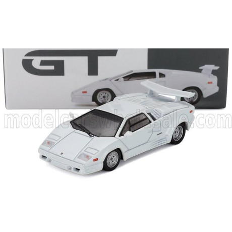MINI GT LAMBORGHINI COUNTACH LHD 1989 - WHITE 1/64