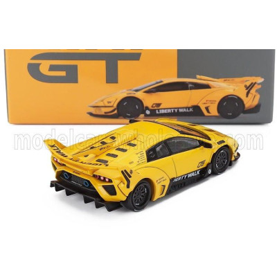 MINI GT LAMBORGHINI MURCIELAGO GT EVO LIBERTY WALK LHD 2025 - YELLOW 1/64