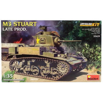 MINIART TANK M3 STUART - MILITARY - WWII 1945 1/35