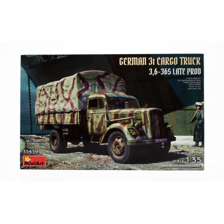 MINIART OPEL BLITZ GERMAN 3T CARGO MILITARY TRUCK 2-ASSI 1952 1/35