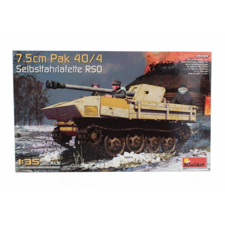 MINIART TANK PAK 40/4 SELBSTFAHRLAFETTE RSO MILITARY 1/35