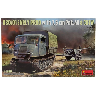MINIART STEYER RSO/01 TANK TRUCK MILITARY CINGOLATO WITH TRAILER 1945 1/35