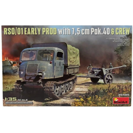 MINIART STEYER RSO/01 TANK TRUCK MILITARY CINGOLATO WITH TRAILER 1945 1/35