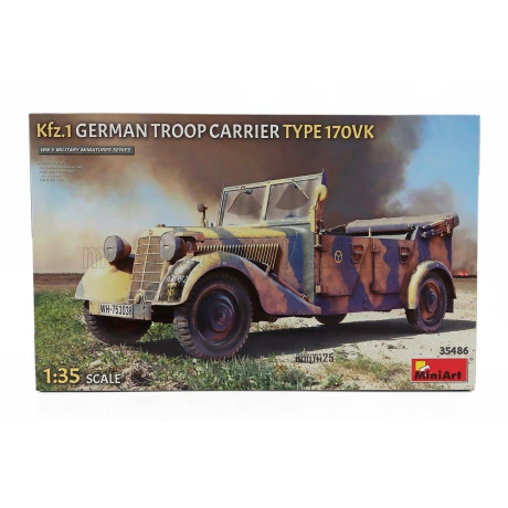 MINIART MERCEDES BENZ 170VK GERMAN MILITARY TROOP CARRIER 1936 1/35