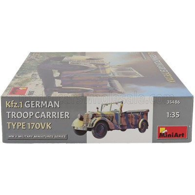 MINIART MERCEDES BENZ 170VK GERMAN MILITARY TROOP CARRIER 1936 1/35