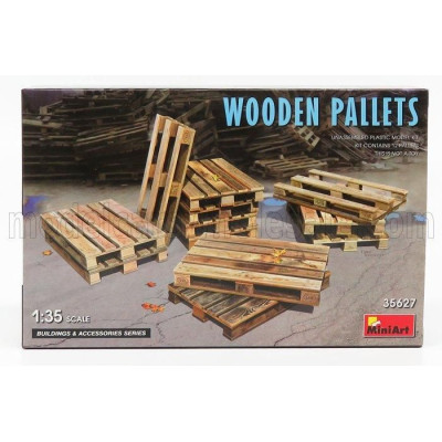 MINIART ACCESSORIES WOODEN PALLETS 1/35